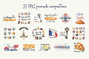 French Vibes Collection, an Object Illustration by Anna Design Studio (Thumbnail 6 of 14)