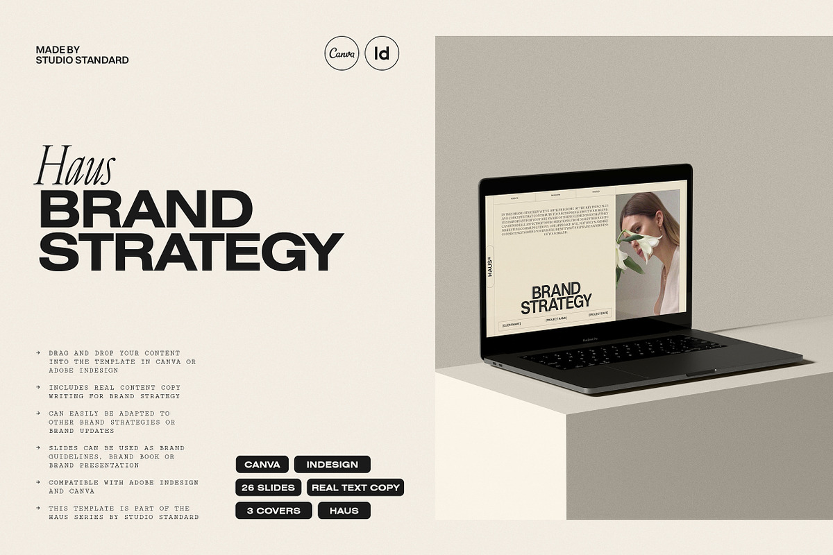 HAUS | Brand Strategy, a Presentation Template by Studio Standard (Photo 3 of 14)