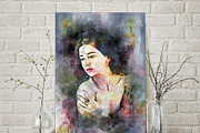 Portrait Painting Watercolor Photo, an Action Add-On by Photoshop Action (Thumbnail 15 of 22)