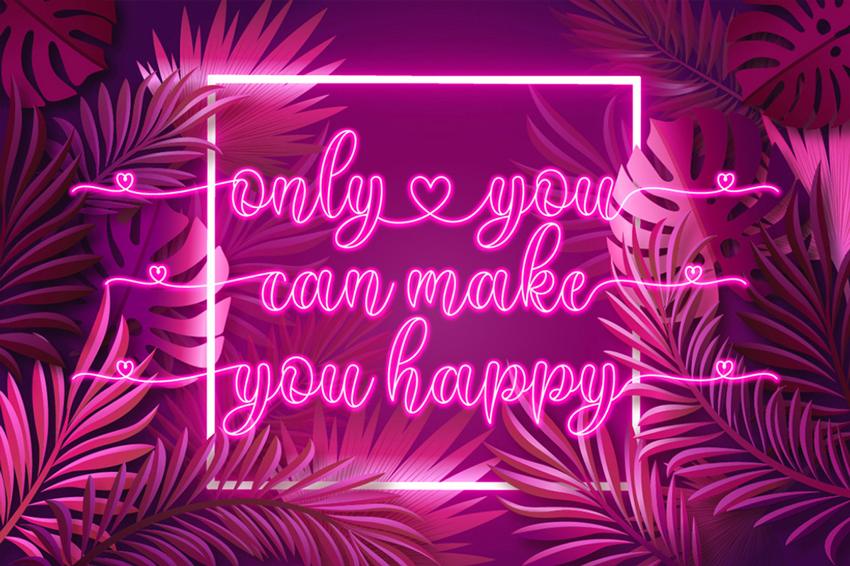 Monolove | Lovely Calligraphy, a Script Font by Almeera Std (Photo 2 of 8)
