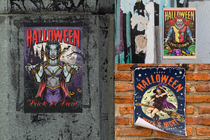 Spooky Halloween Poster Collection