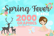 Spring Fever Bundle - 2000 in 1, an Animal Illustration by PrettyBundles (Thumbnail 1 of 5)