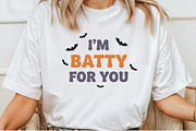 I’m Batty for You Halloween PNG, an Illustration by Craft Nest (Thumbnail 2 of 6)