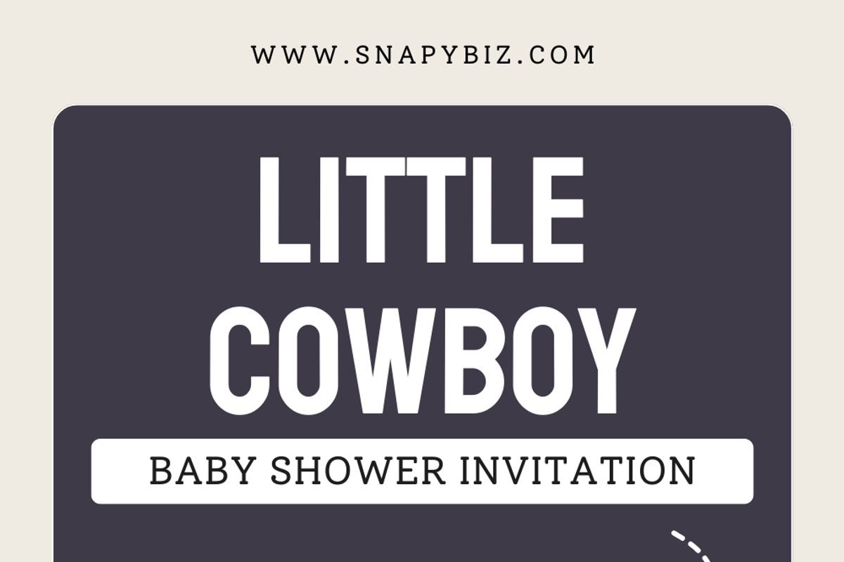 Cowboy Baby Shower Invitation Temp, an Invitation Template by Snapybiz (Photo 11 of 12)