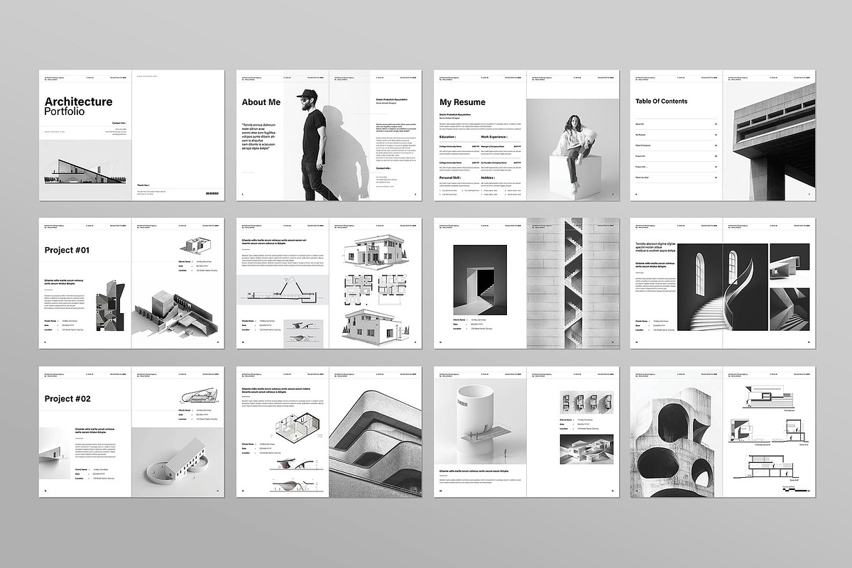 Architecture Portfolio Template, a Brochure Template by ElvinPrint (Photo 16 of 17)