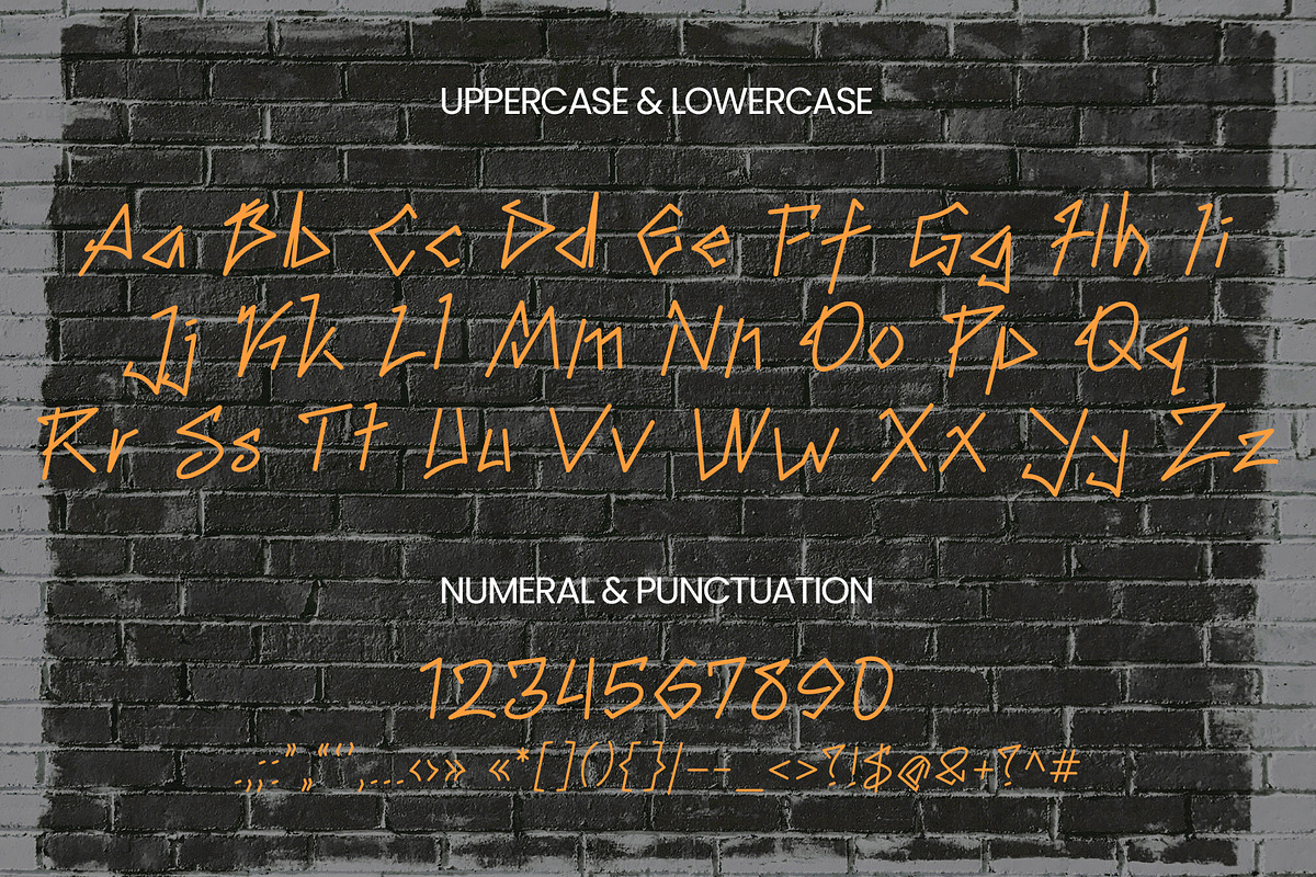Bloqk Raw Grafitti Font Typeface, a Handwritten Font by ArtiXLabs (Photo 9 of 10)