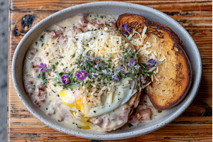 On the plate is a close-up view of, a Food & Drink Photo by ZinetroN