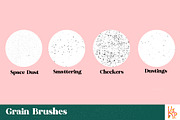 Grainy Procreate Texture Brushes, a Brush Add-On by KJP Designs (Thumbnail 4 of 9)