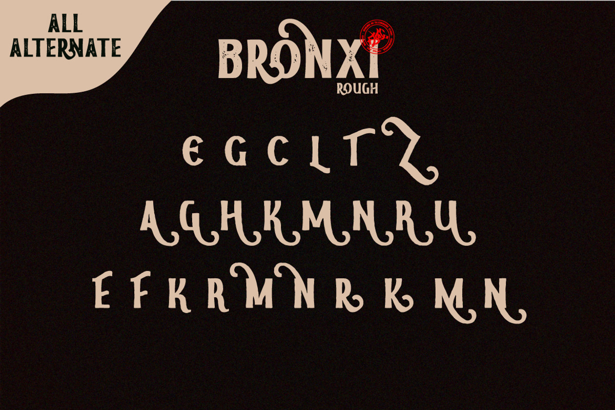 Bronxi - A Vintage Sans Serif Fonts, a Script Font by Vava Aryanto (Photo 9 of 16)