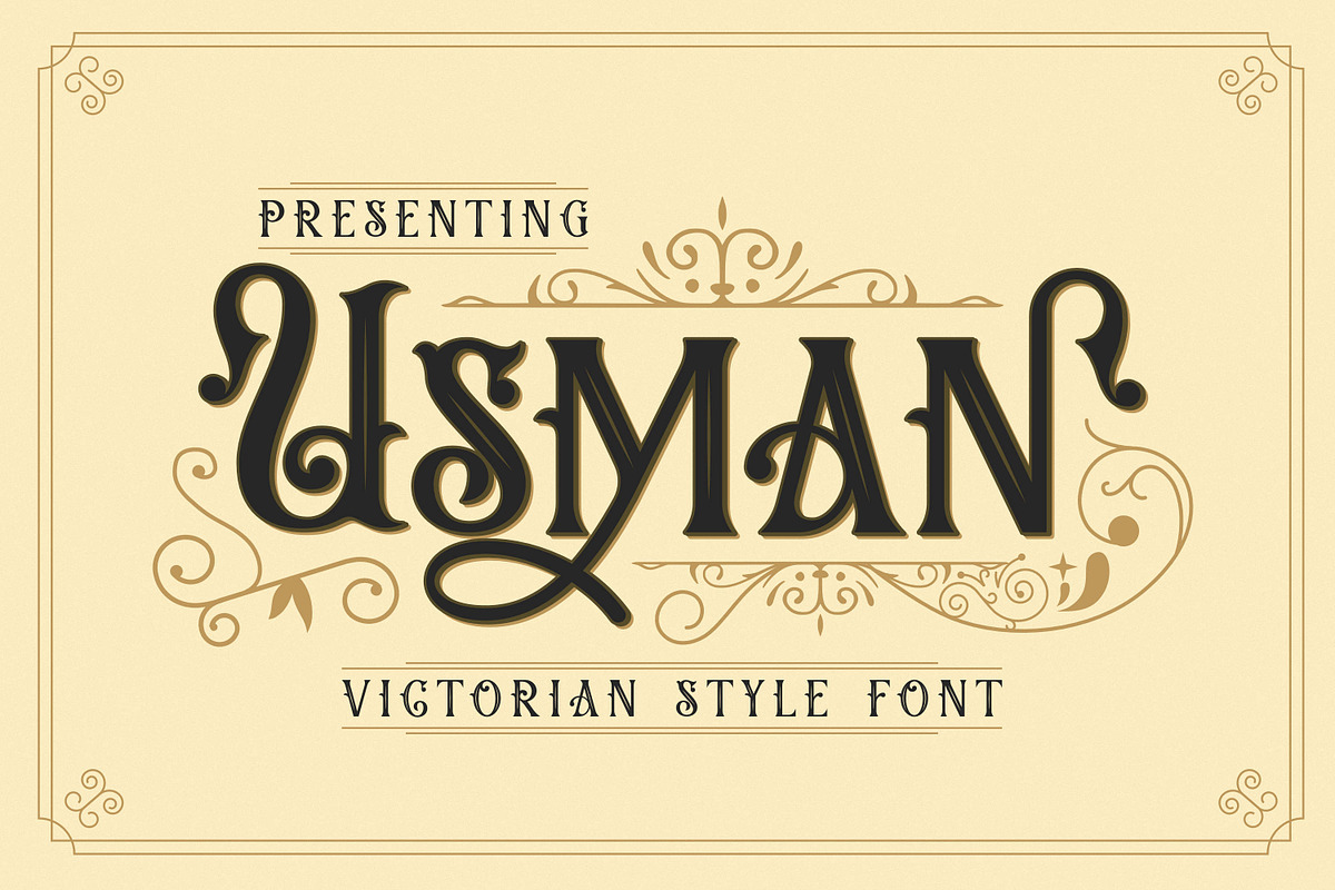 Usman Font, a Serif Font by Haws.std (Photo 1 of 5)