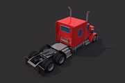 Low Poly American Heavy Truck, a Cars & Vehicle 3D Model by CreativeeArt (Thumbnail 3 of 8)