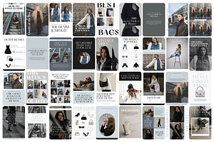 Fashion Blogger Pinterest Templates