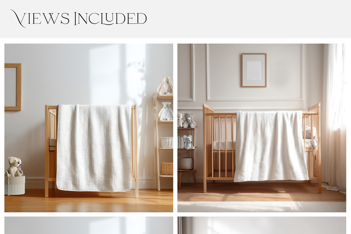 Baby Blankets PNG & PSD Mockups, a Product Mockup by mock-ups (Photo 2 of 18)