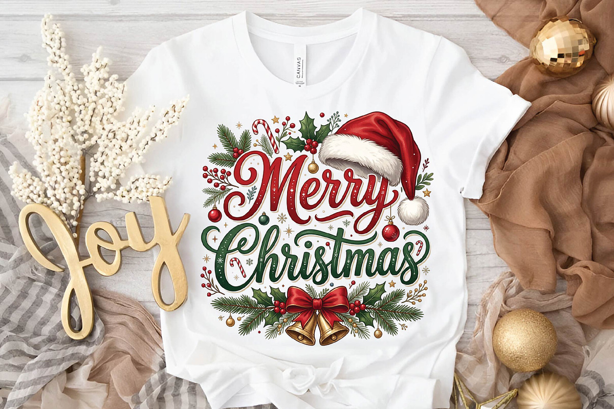 Merry Christmas PNG, Christmas PNG, a Seasonal Illustration by DreamPrint404 (Photo 3 of 6)