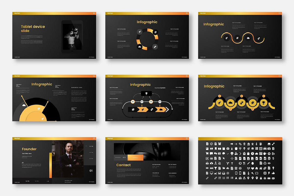 Norton - Business Google Slide Templ, a Presentation Template by Dens Creative Studio (Photo 5 of 6)