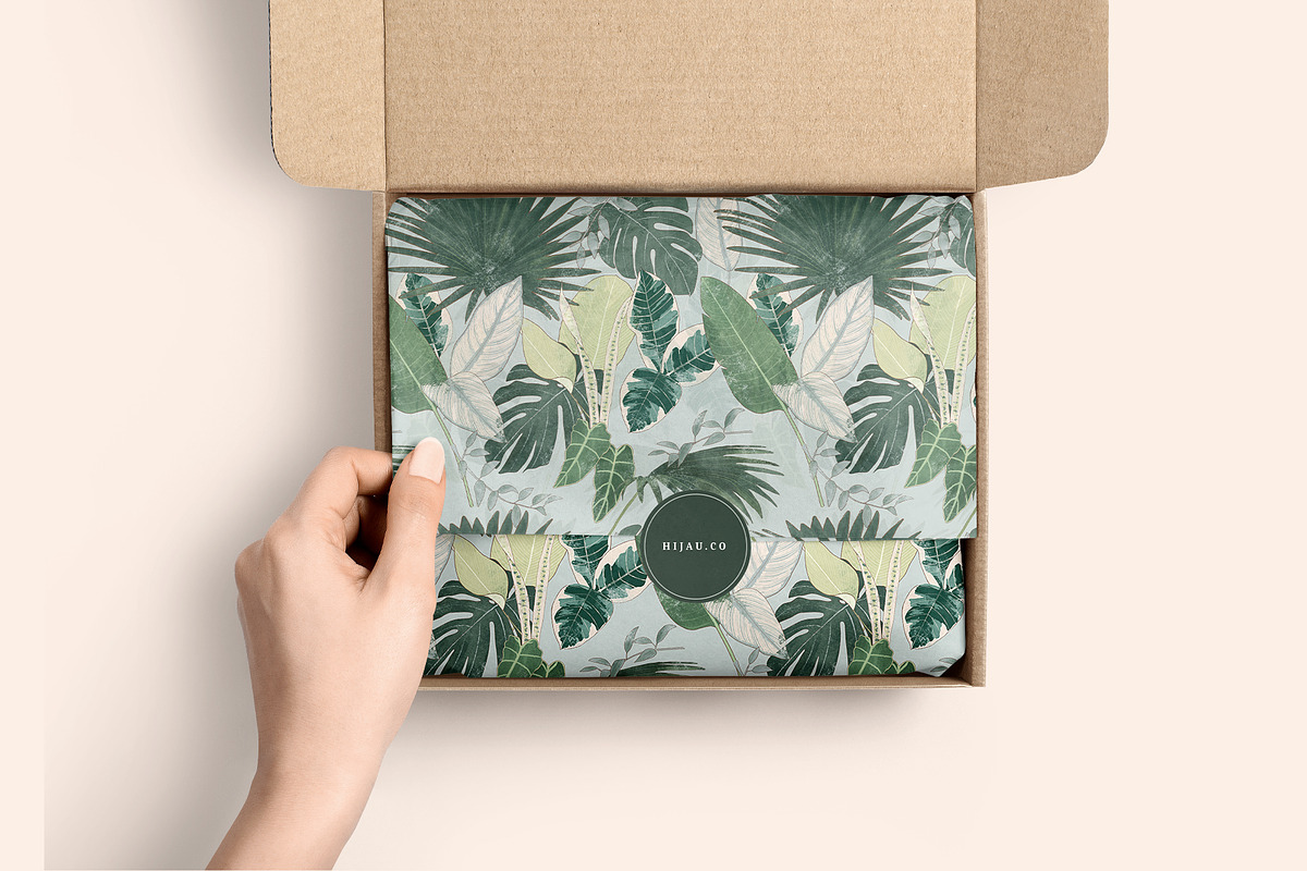 Rustic Tropical Leaves Collection, an Illustration by imajineko (Photo 4 of 13)