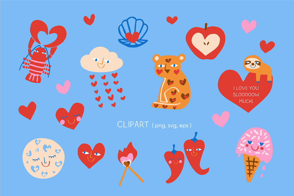 Valentine's day Collection JUST LOVE, an Illustration by SurfaceStories (Photo 6 of 10)