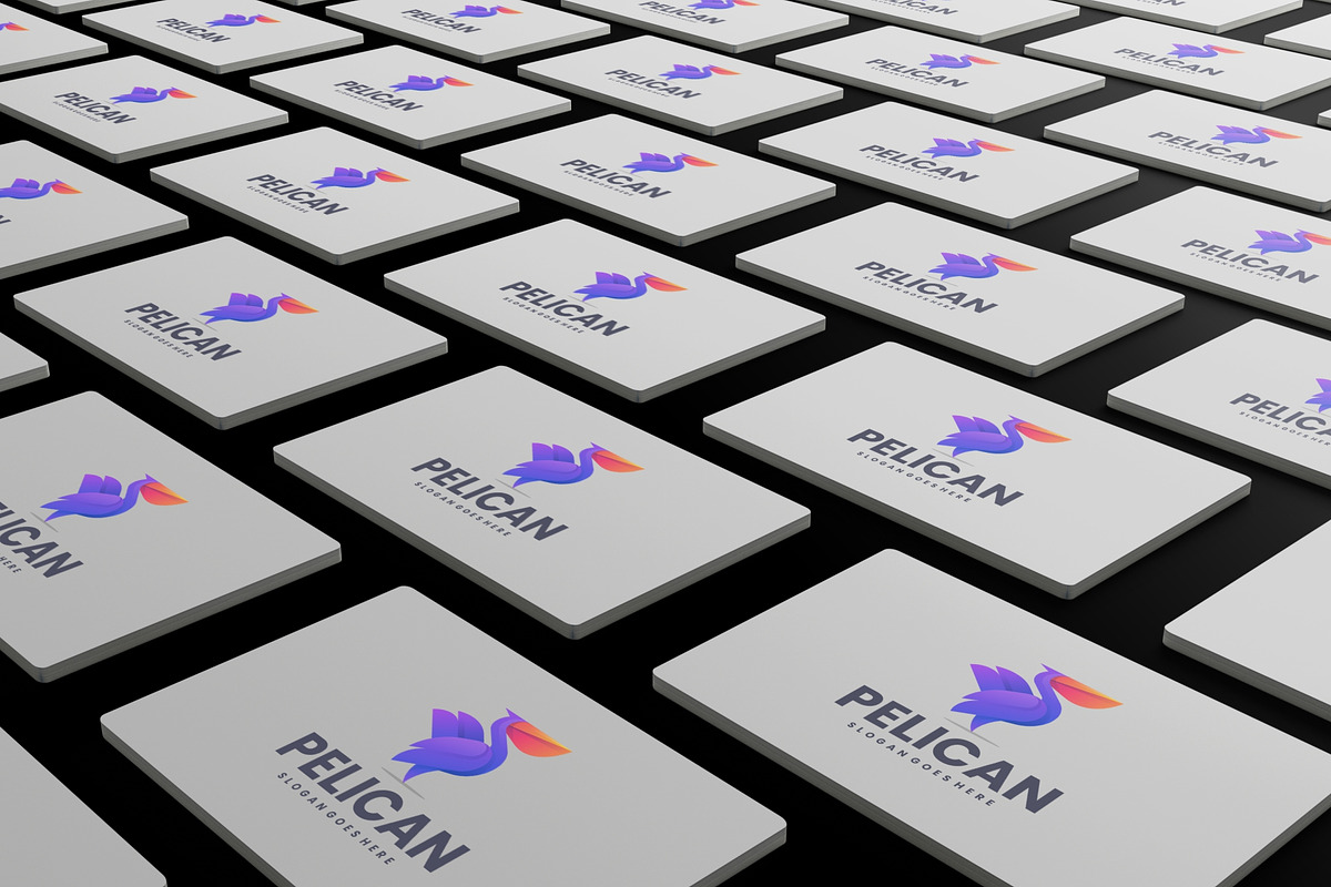 Gradient Modern Pelican Logo Design, a Branding & Logo Template by Artnivora.Std (Photo 4 of 4)