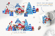 Christmas Stories, an Animal Illustration by Watercolor by Tonia Tkach (Thumbnail 5 of 9)