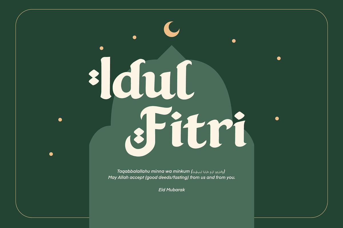 Syukr – Elegant Islamic Display Font, a Serif Font by delipensil (Photo 9 of 9)