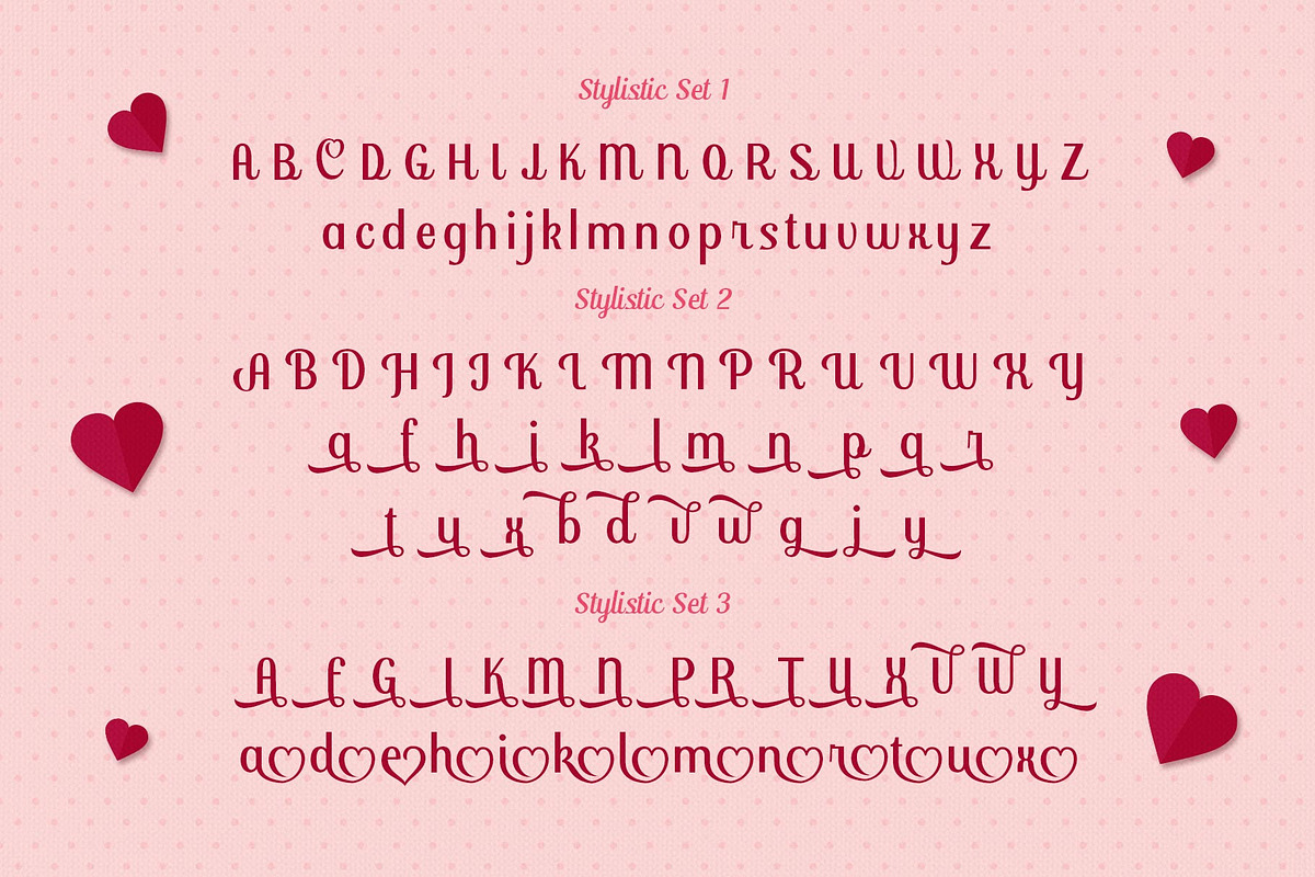 Cimory Love Typeface, a Script Font by alit design (Photo 8 of 15)