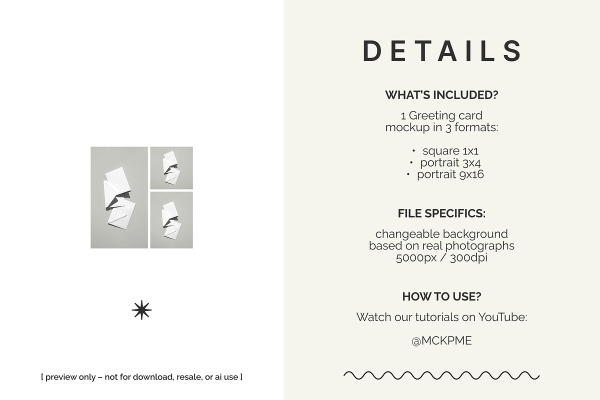 US A2 postcard and envelope mockup, a Merchandise Mockup by MCKP*ME
