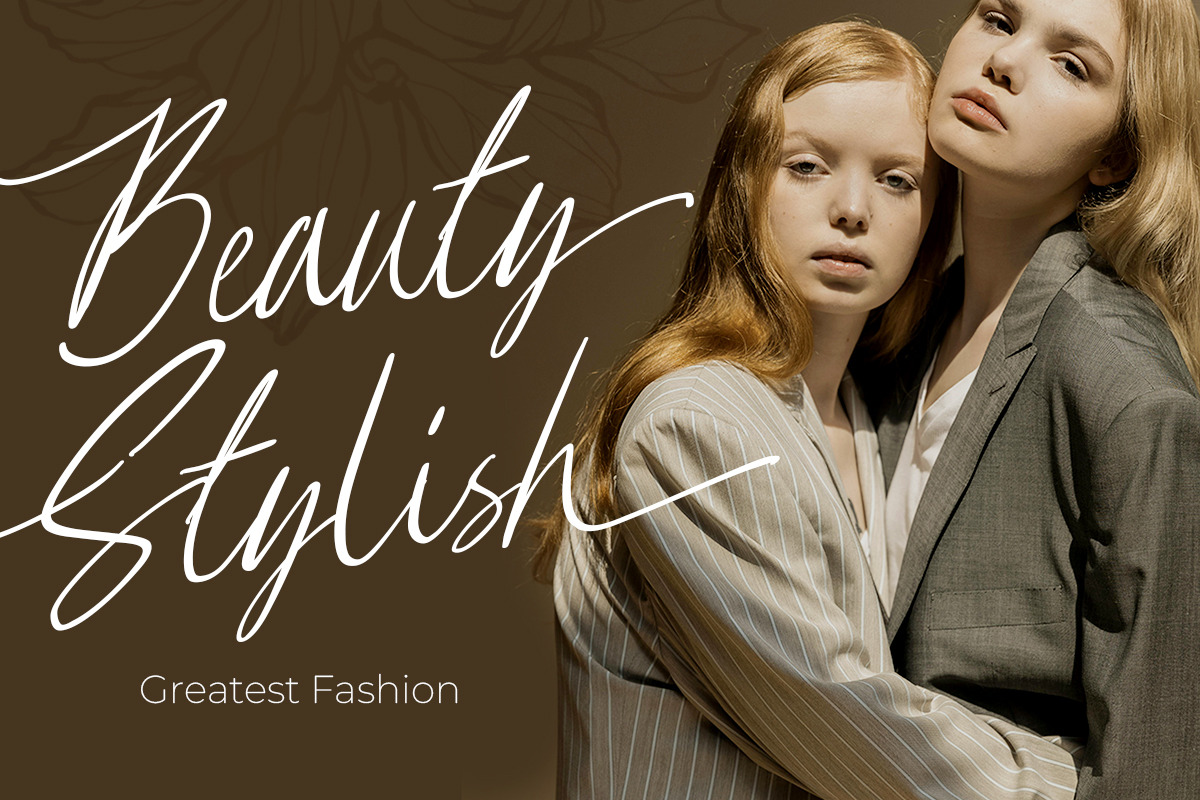 Right Smith Wedding Script, a Script Font by Letterhend Studio (Photo 3 of 9)