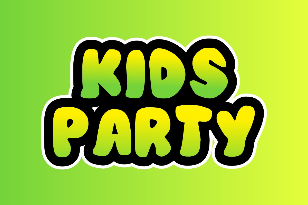 Big Ballon - Cartoon Font, a Serif Font by Fourteen Letter (Photo 5 of 8)