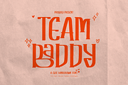 Team Baddy | Cute Hand Drawn, a Handwritten Font by gracetype_studio (Thumbnail 1 of 12)