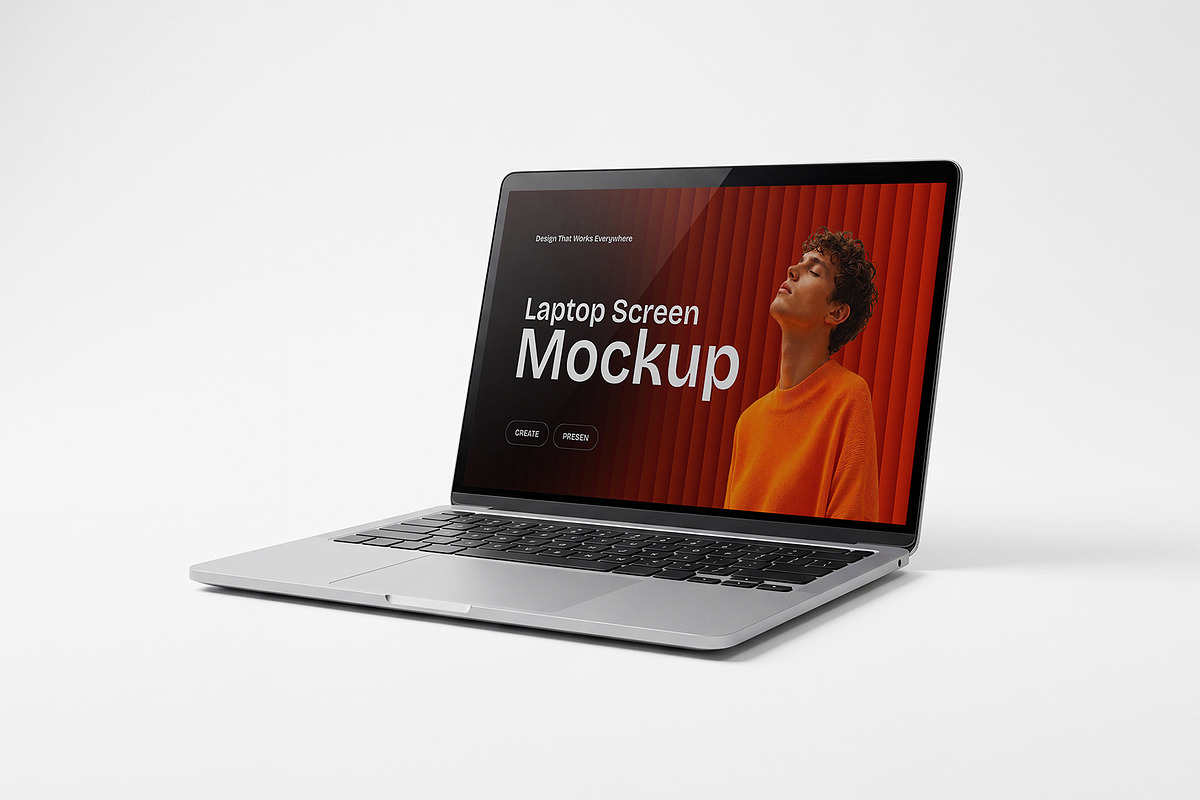 Editable Laptop Screen Mockup