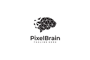 Pixel Brain Logo Template, a Branding & Logo Template by yopie (Thumbnail 3 of 3)