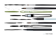 Round Ink Brushes & Splatters, a Brush Add-On by Side Project (Thumbnail 4 of 7)