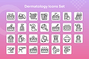 Dermatology Icons Set - Line, an Outline Icon by Kmg Design (Thumbnail 2 of 2)
