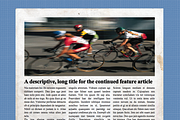 4 Page Microsoft Word Template, a Flyer Template by Newspaper Templates (Thumbnail 2 of 4)