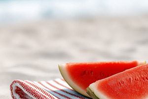 Fresh juicy watermelon slices, a Food & Drink Photo by MistyDay