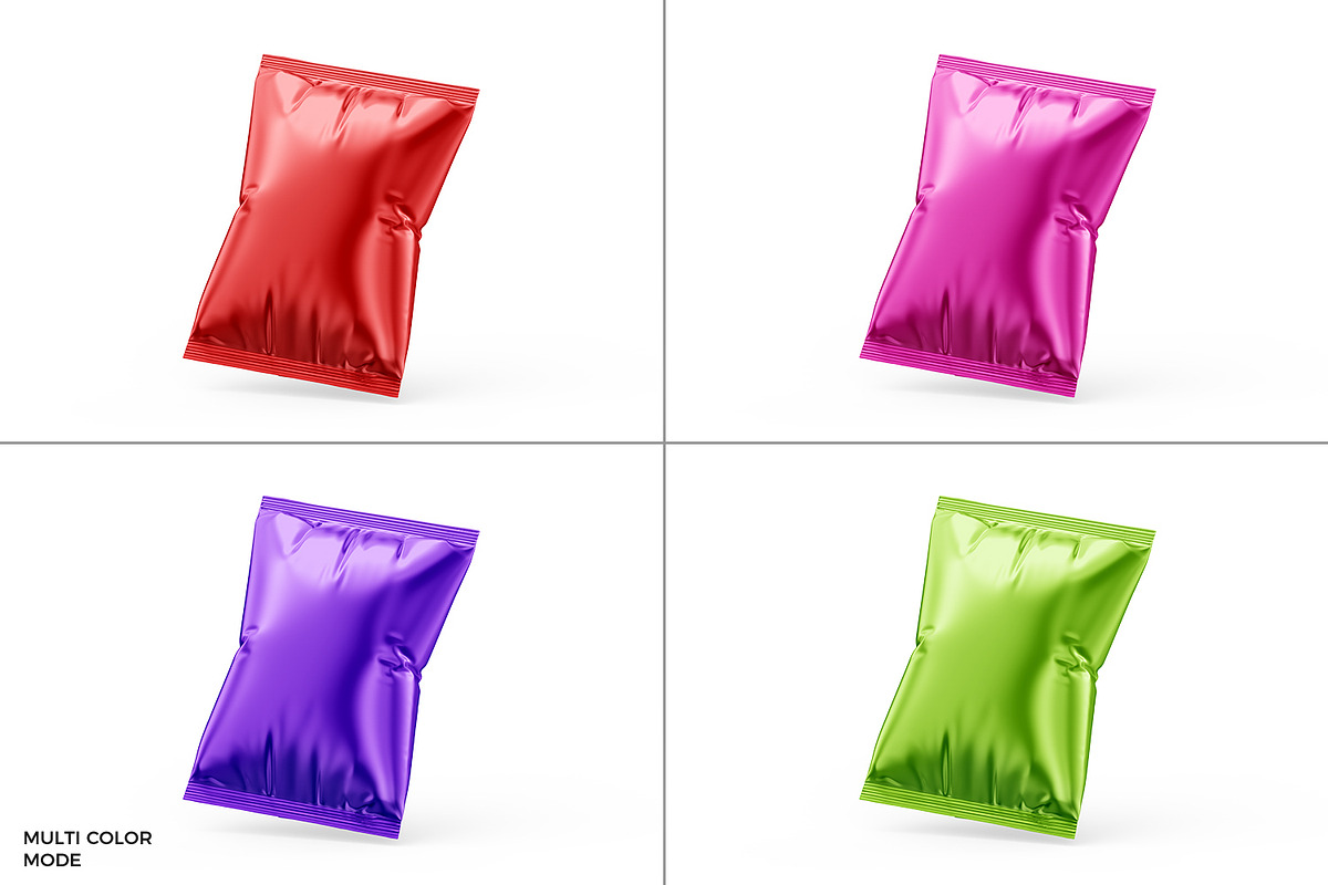 High Quality Snack Bag Mockup, a Packaging Mockup by Ram Studio LLC (Photo 11 of 12)