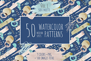 Watercolor patterns