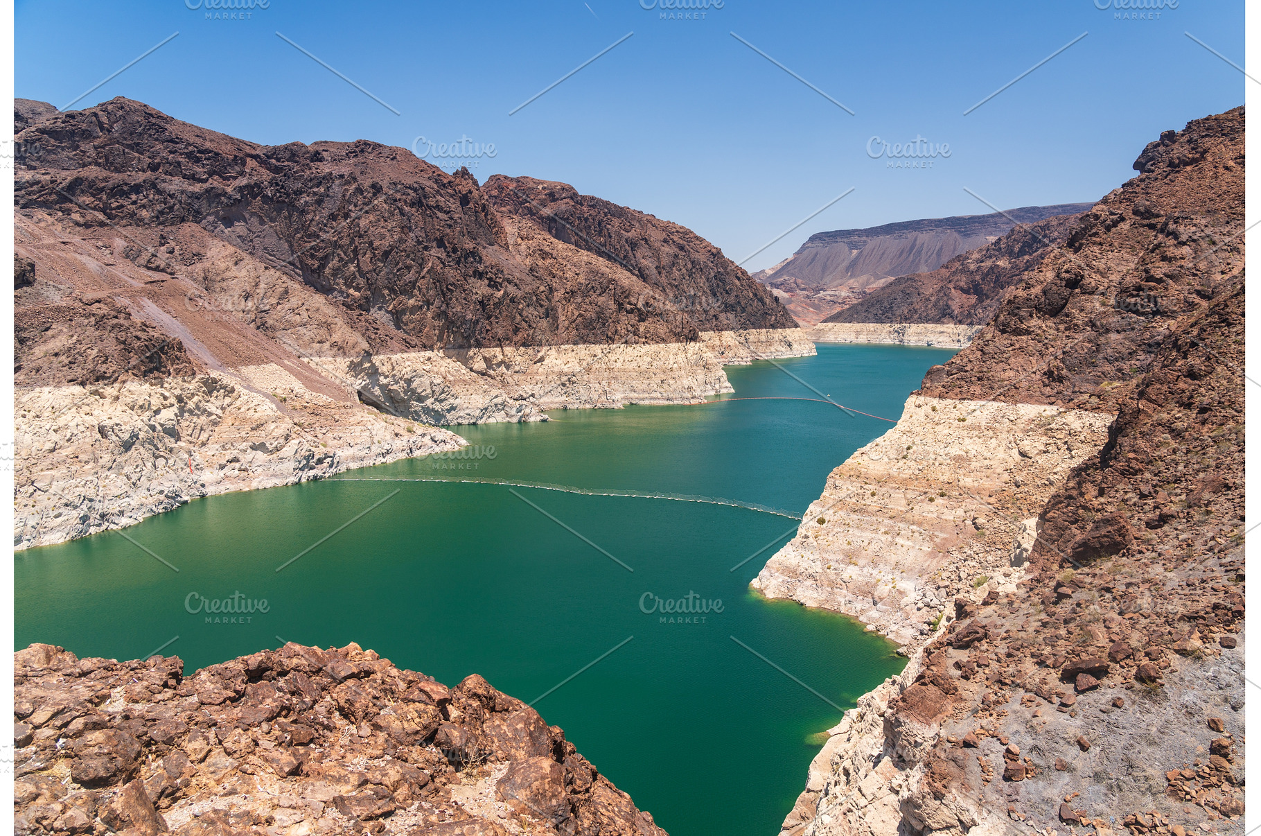 View from the Hoover dam in Nevada, an Architecture Photo by Backyard Stock