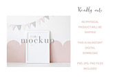 Frame Mockup 3x4 Nursery Digital Art, a Print Template by BirdieFrames (Thumbnail 3 of 3)
