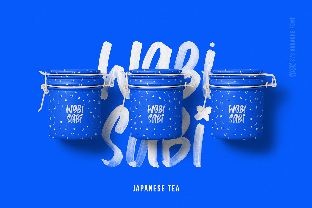 Slick SVG Brush Font + Extras, a Handwritten Font by The Paper Town (Photo 8 of 14)