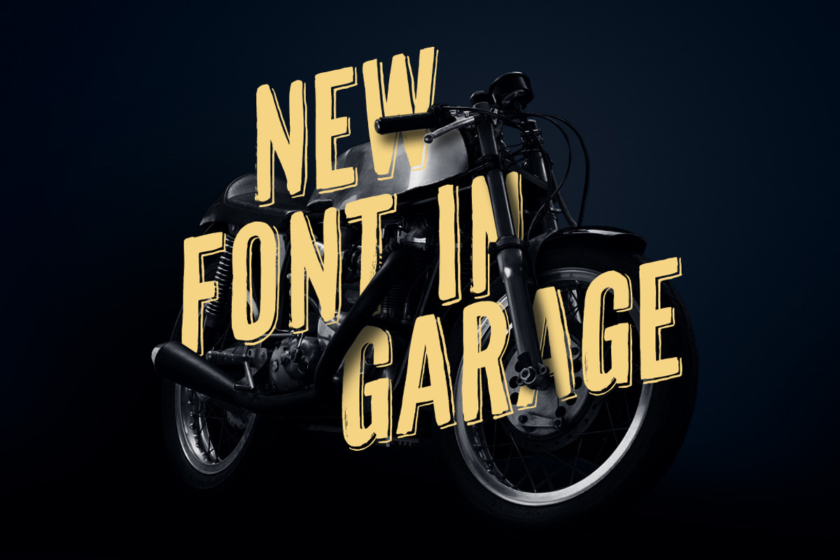 CafeRacer Typeface preview 4