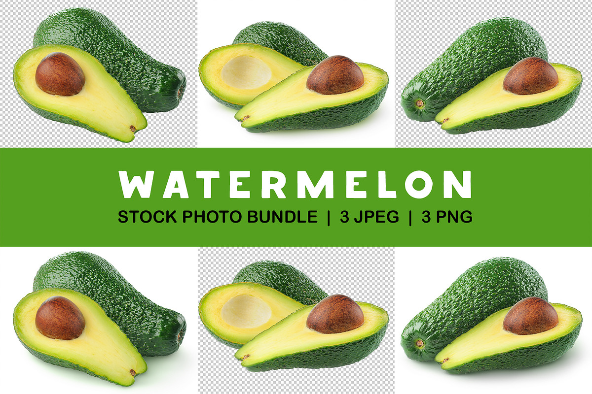 Avocado halves