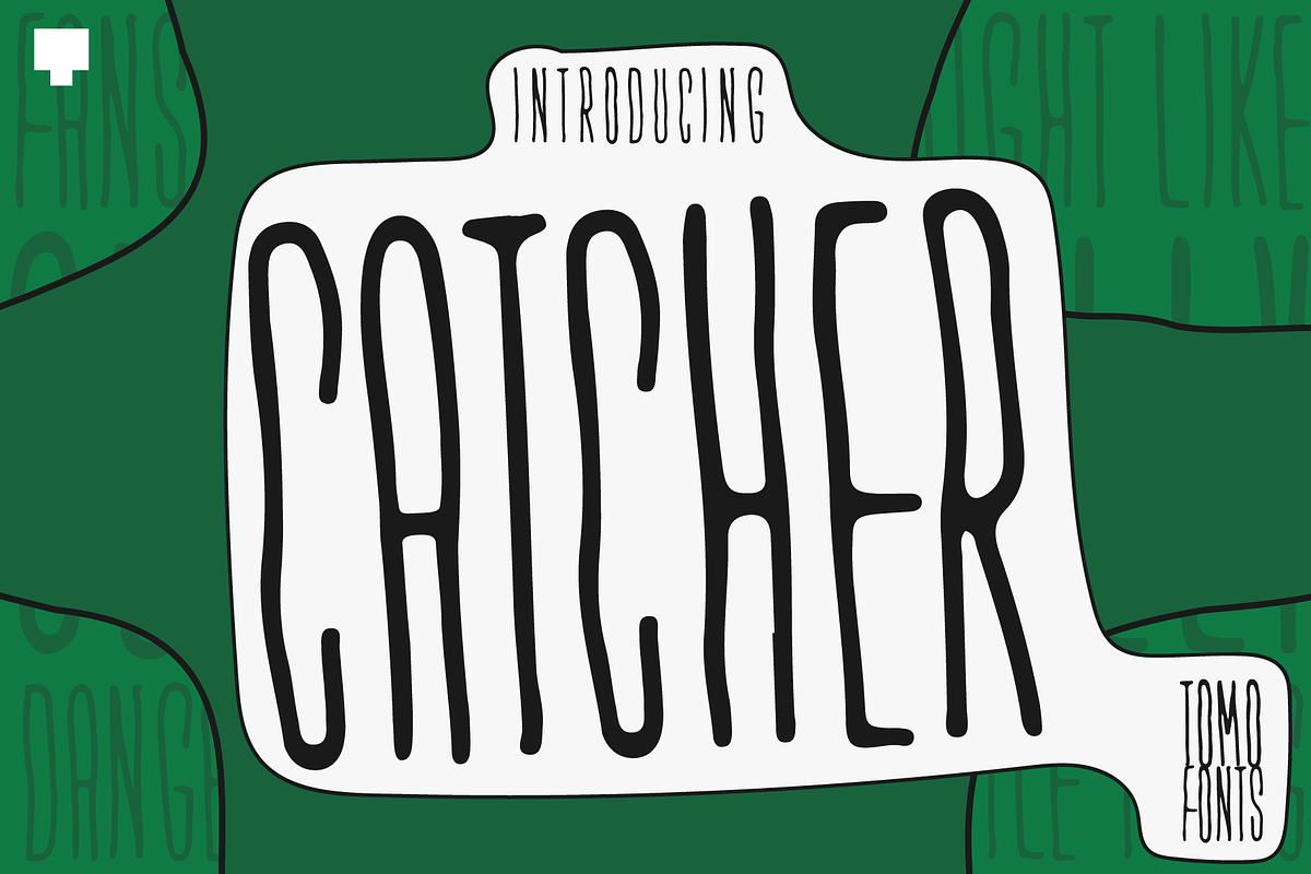 TOMO Catcher, a Sans Serif Font by TOMO Fonts (Photo 1 of 7)