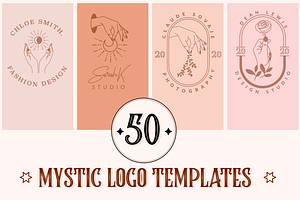 50 Mystic Logo Templates