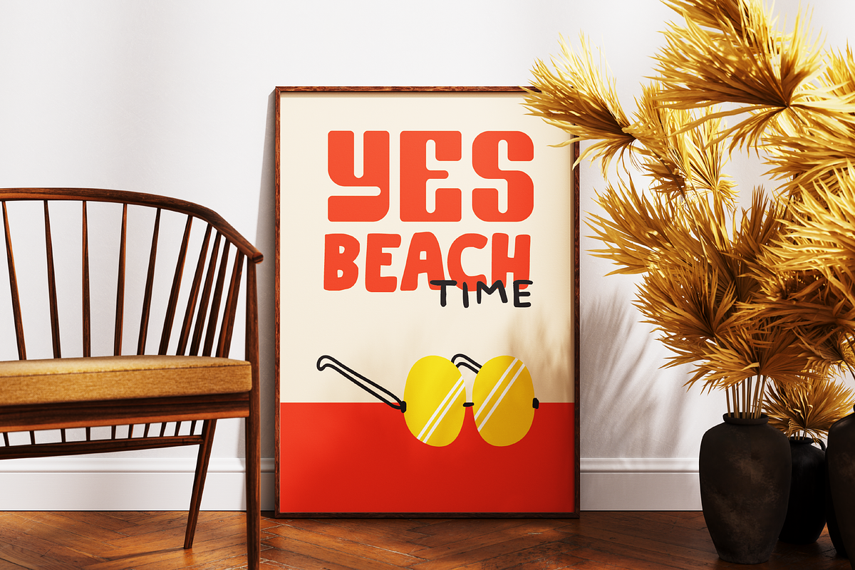 Summer Poster Wall Art Design, an Object Graphic by digitalsbydepi (Photo 5 of 6)