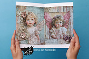 Cute Angel Lace Pages, Mixed Media, a Person Illustration by Digital Art Mahdiseño (Thumbnail 10 of 10)