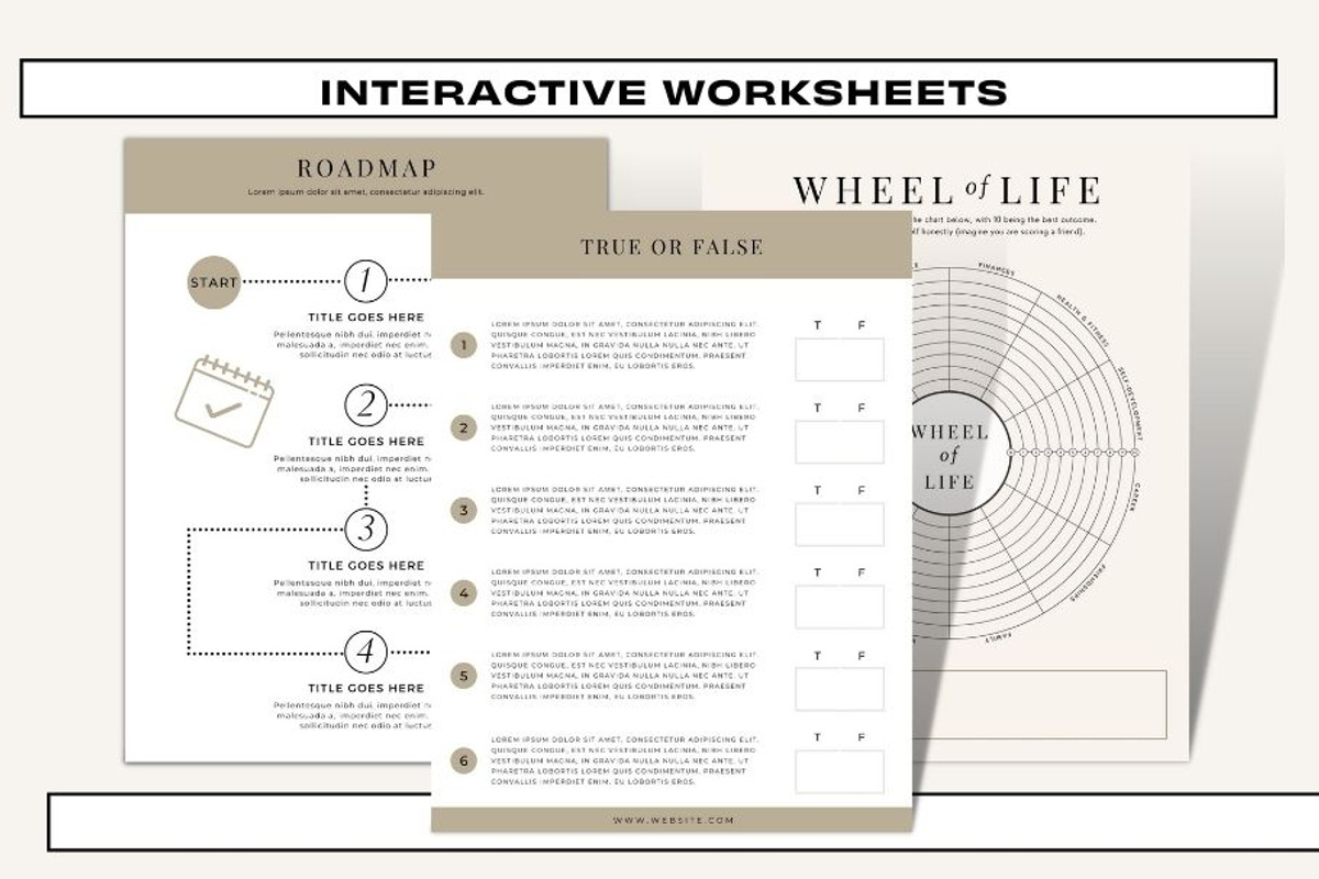 Course Workbook - White Luxe, a Templates & Theme by Freedom Business Shop (Photo 6 of 10)