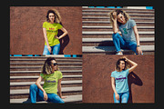T-Shirt Mock-Up Set, a Shirt Mockup by Freeman Studio (Thumbnail 7 of 16)
