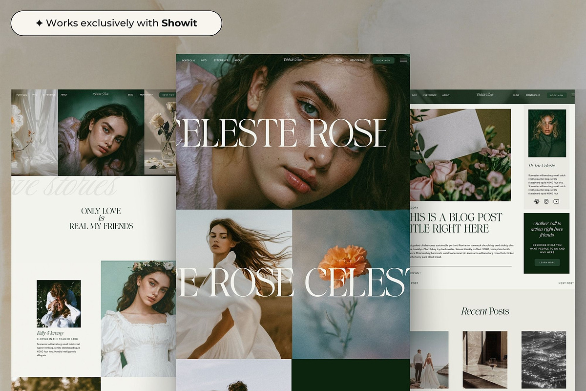 Luxury Photography Showit Website, a Websites & App Template by Superhero Design Co. (Photo 2 of 7)
