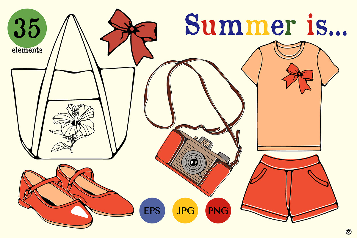 Summer is.., an Object Illustration by Olillia (Photo 2 of 5)